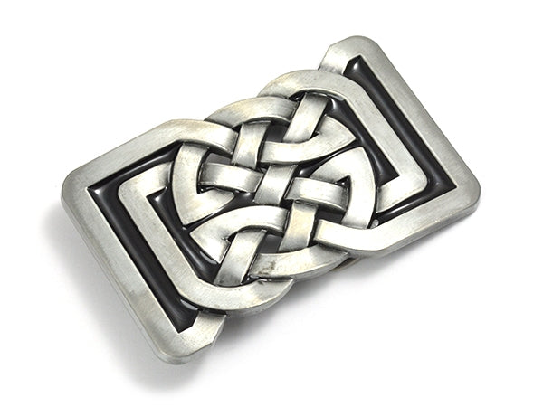 Rectangular Celtic Knot Belt Buckle