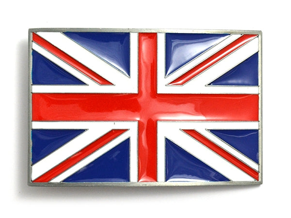 Union Jack Flag Belt Buckle