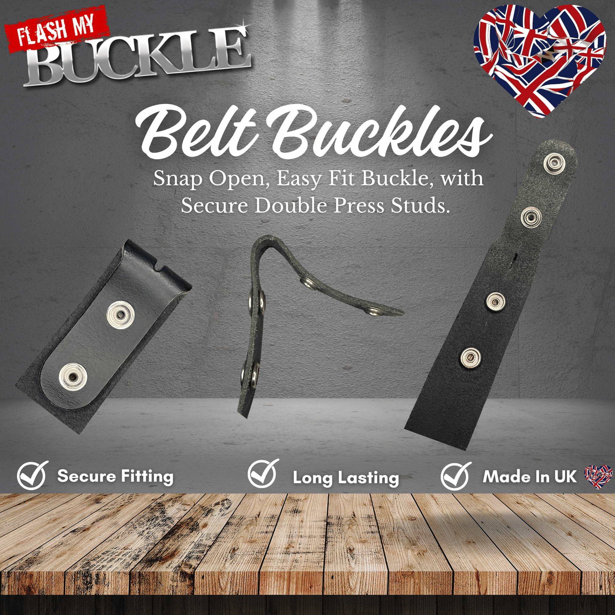 How to fit a snap-fit leather belt to buckles