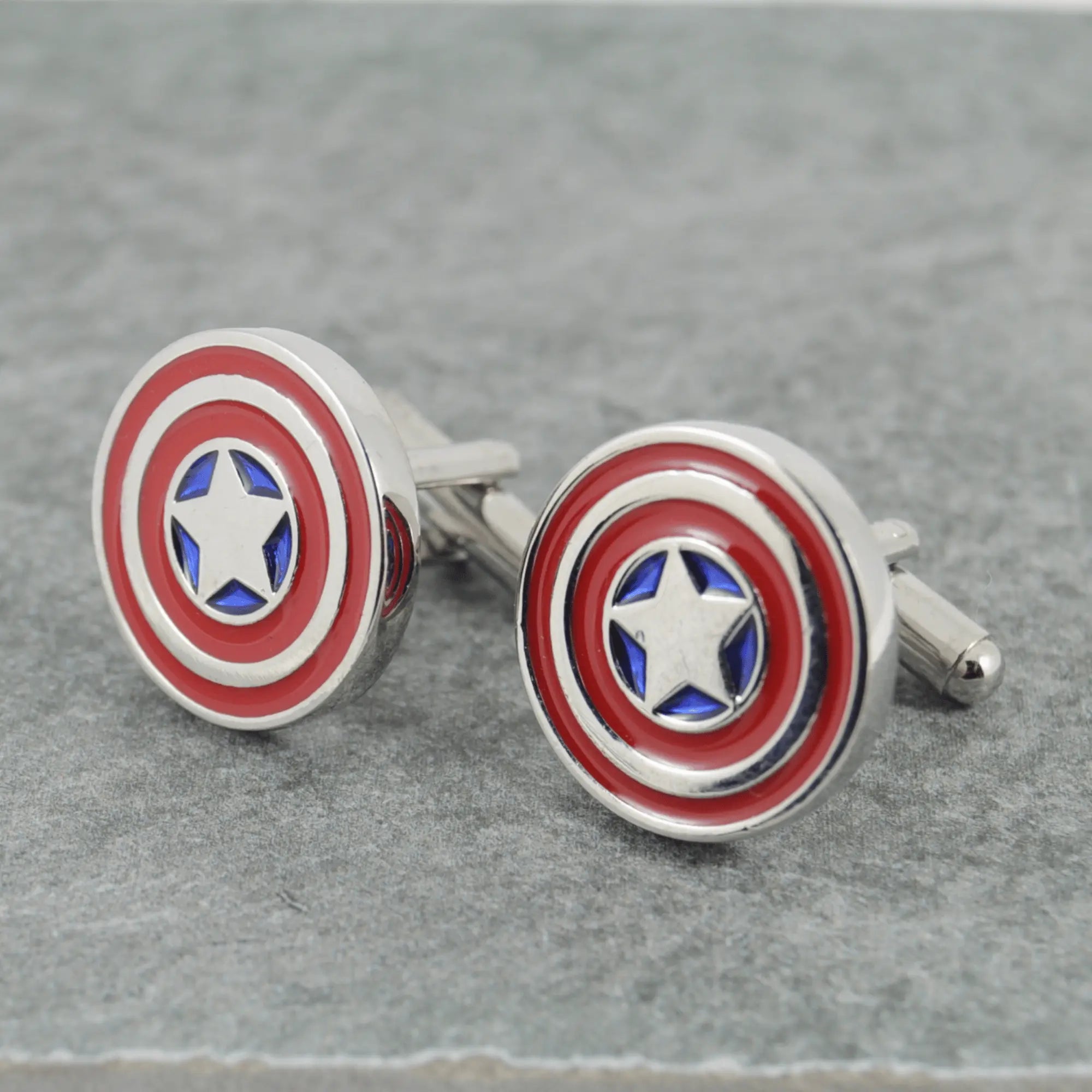 Captain America Cufflinks Flash My Buckle