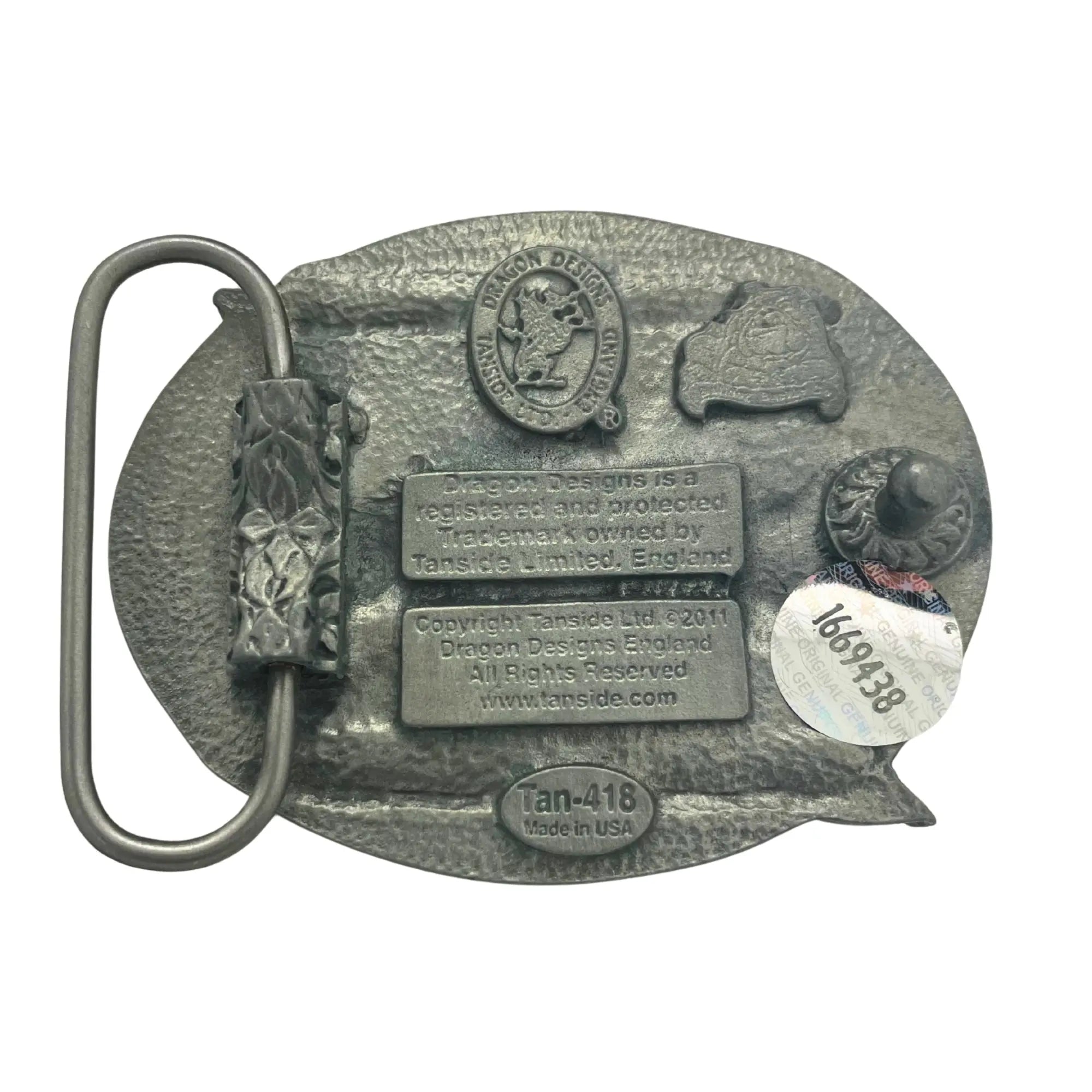 Red Classic Scooter Belt Buckle Flash My Buckle