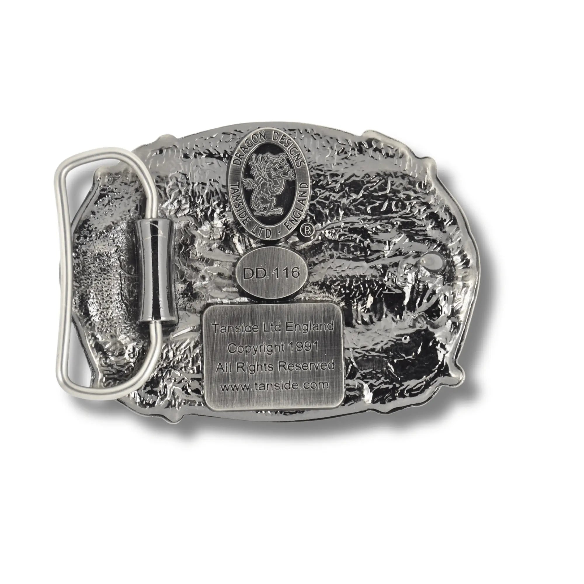 British By Birth Belt Buckle – St. George Design | Chrome & Gold Options Flash My Buckle