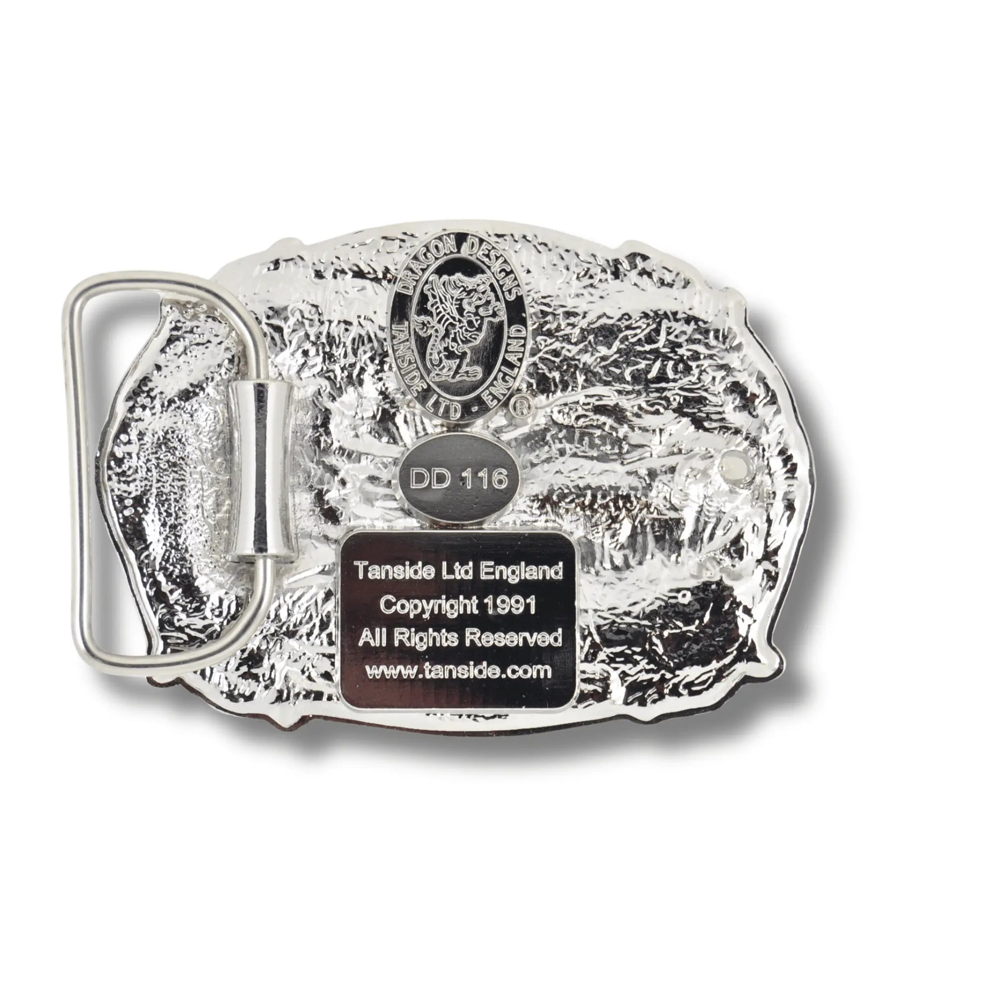 British By Birth Belt Buckle – St. George Design | Chrome & Gold Options Flash My Buckle
