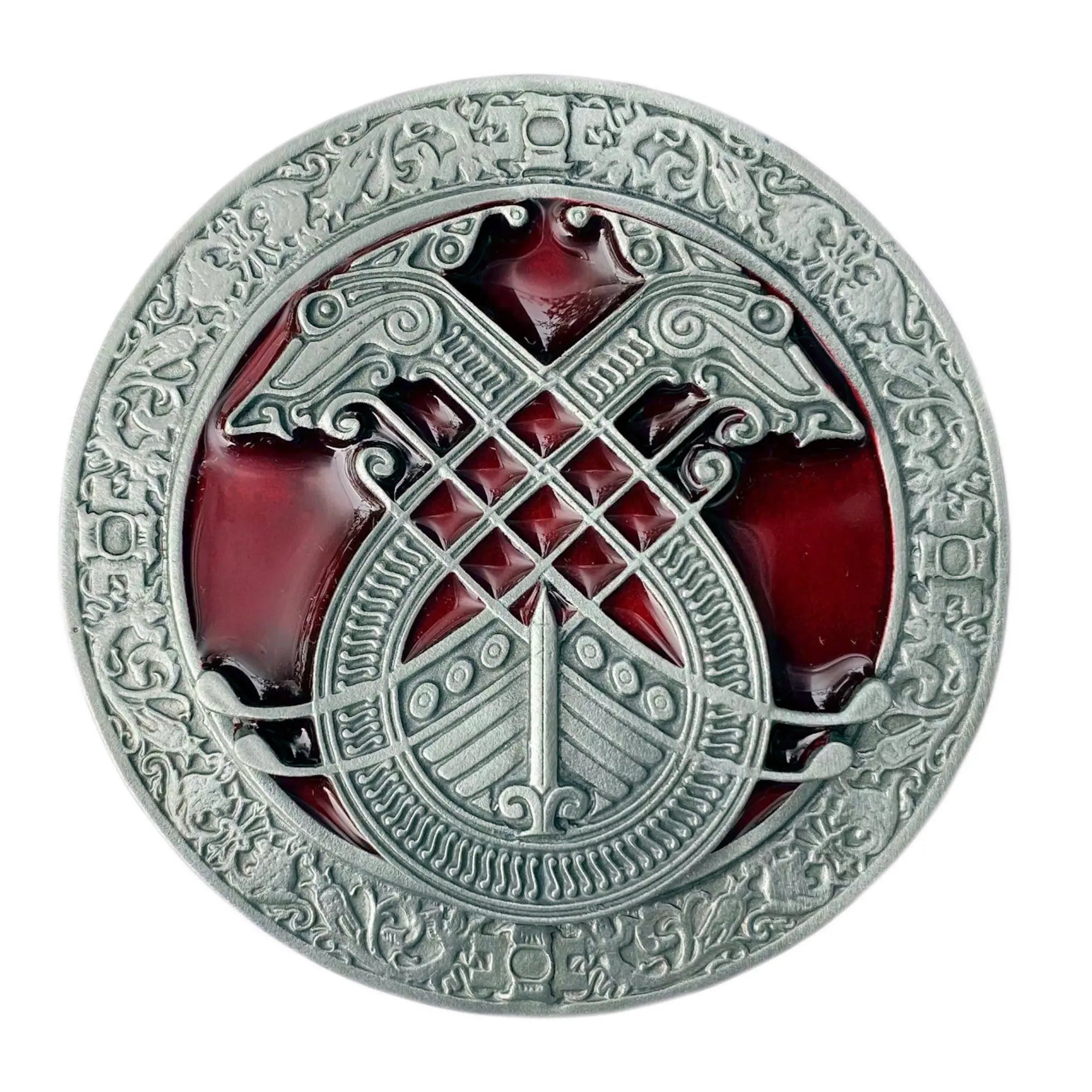 Viking Long Ship Belt Buckle Flash My Buckle