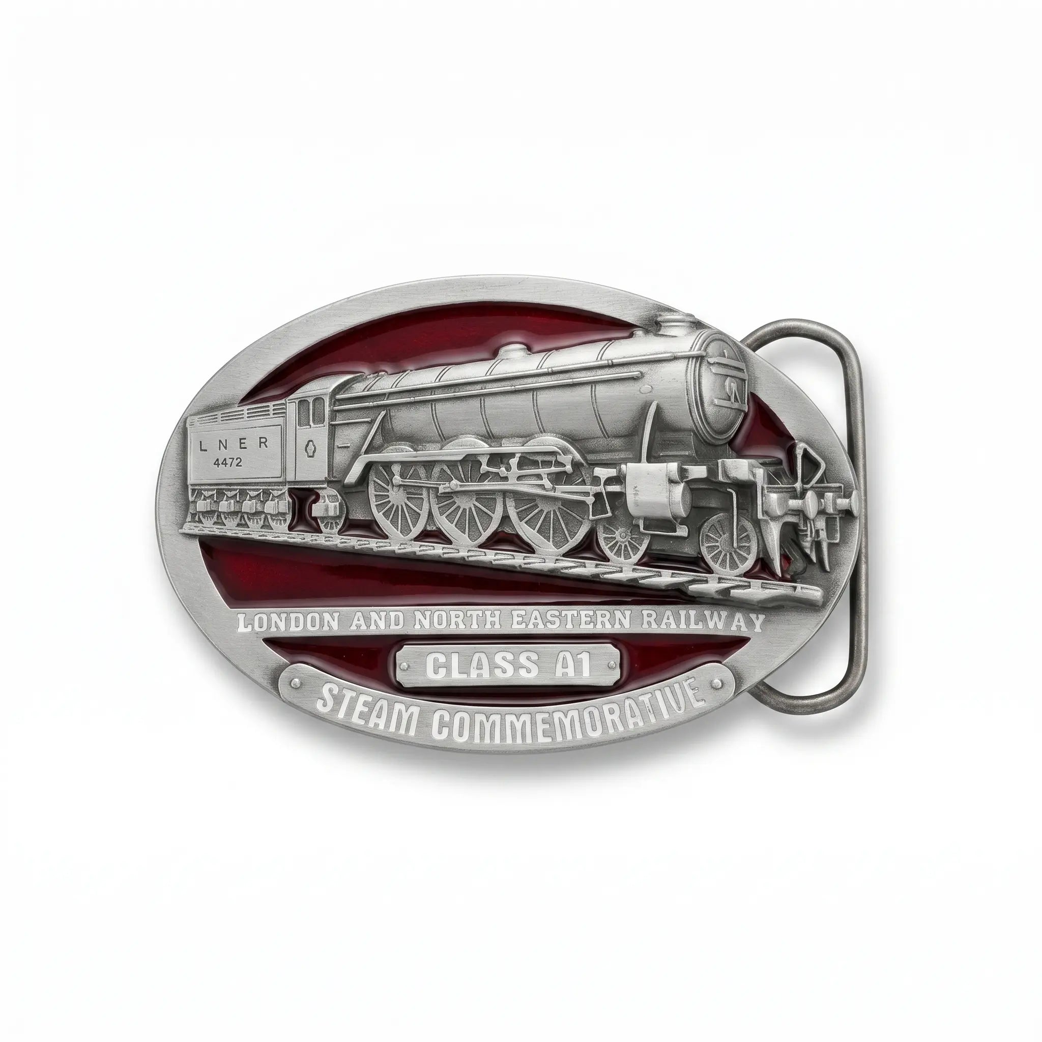 Steam Train Belt Buckle Flash My Buckle