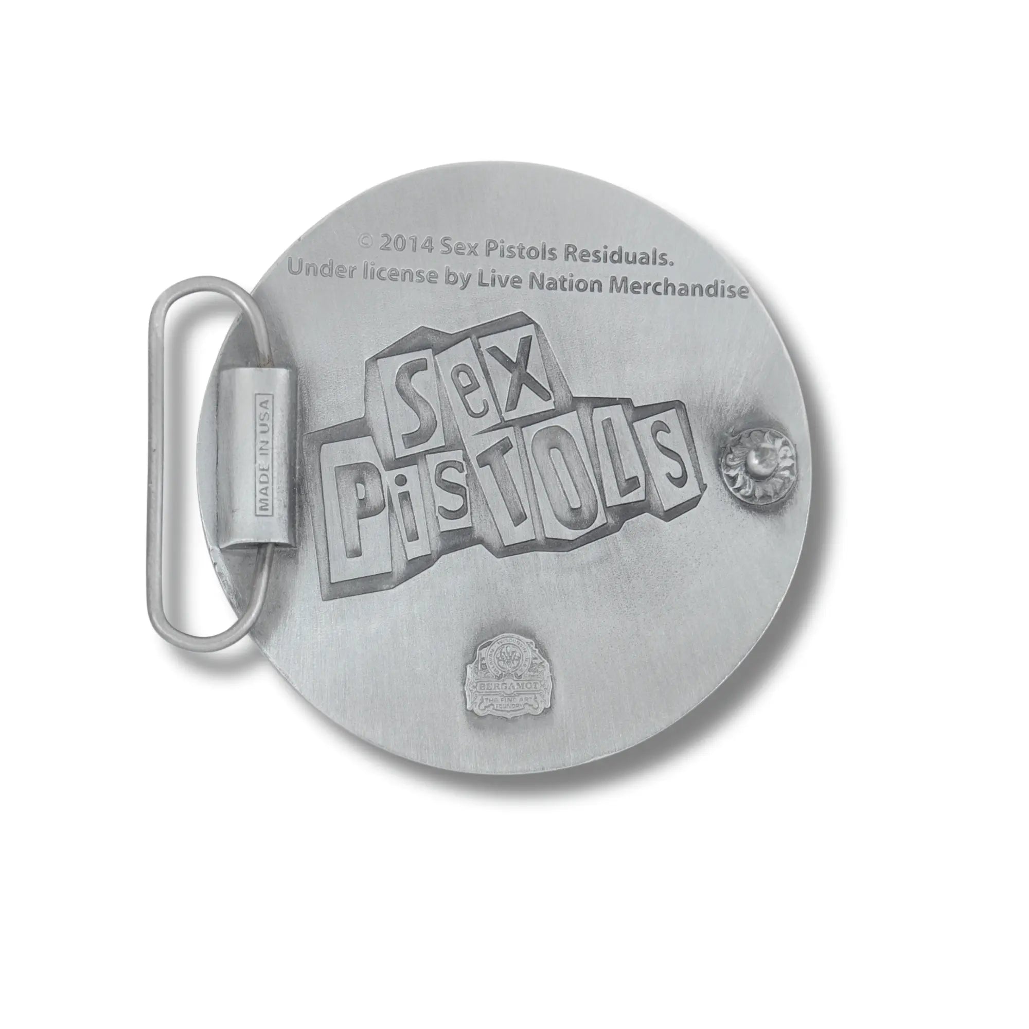 Sex Pistols Union Jack Belt Buckle Flash My Buckle