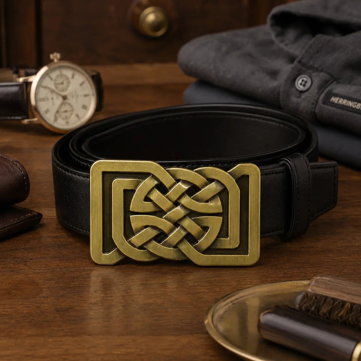 Celtic Knot Belt Buckle Flash My Buckle