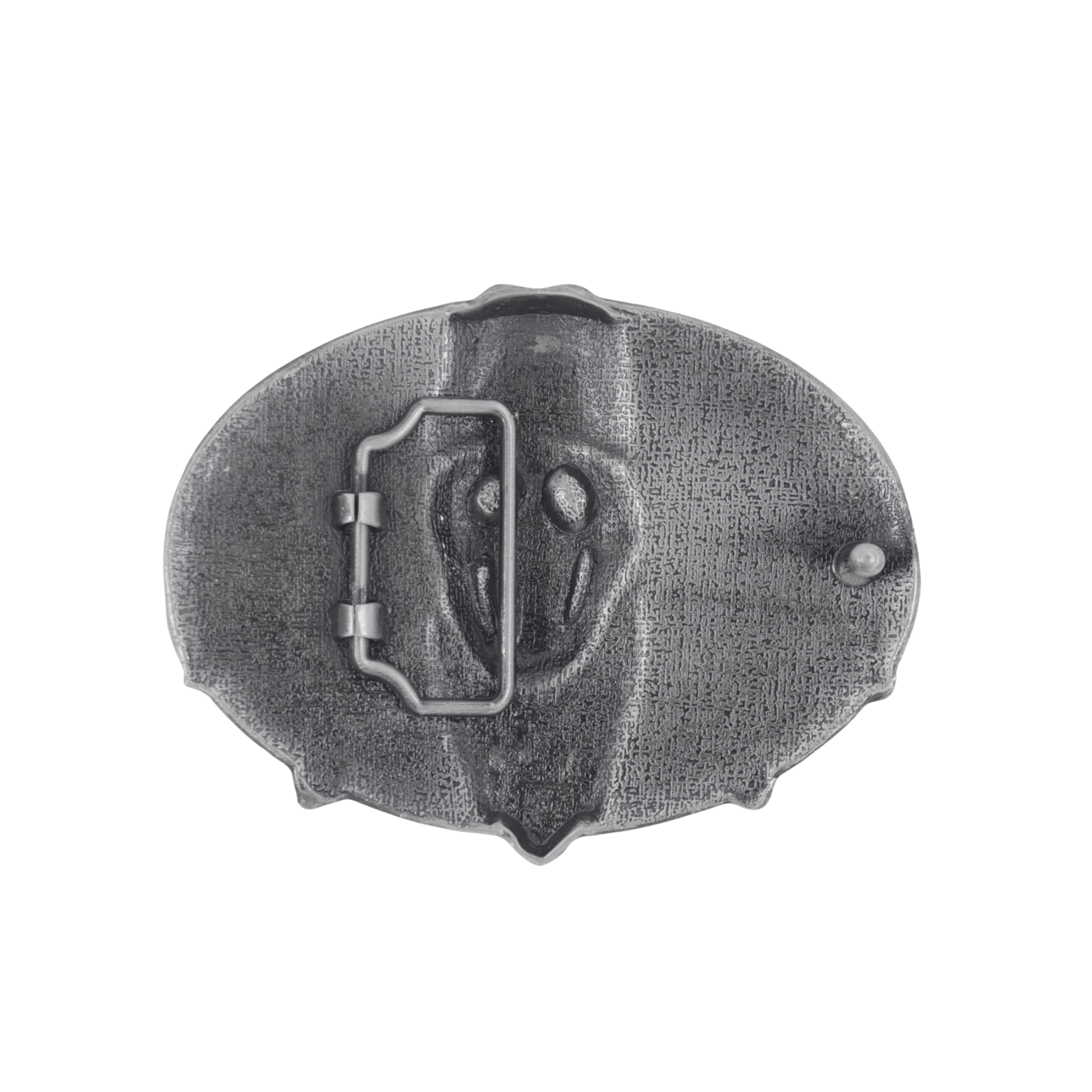 Cowboy Skull western buckle Rear