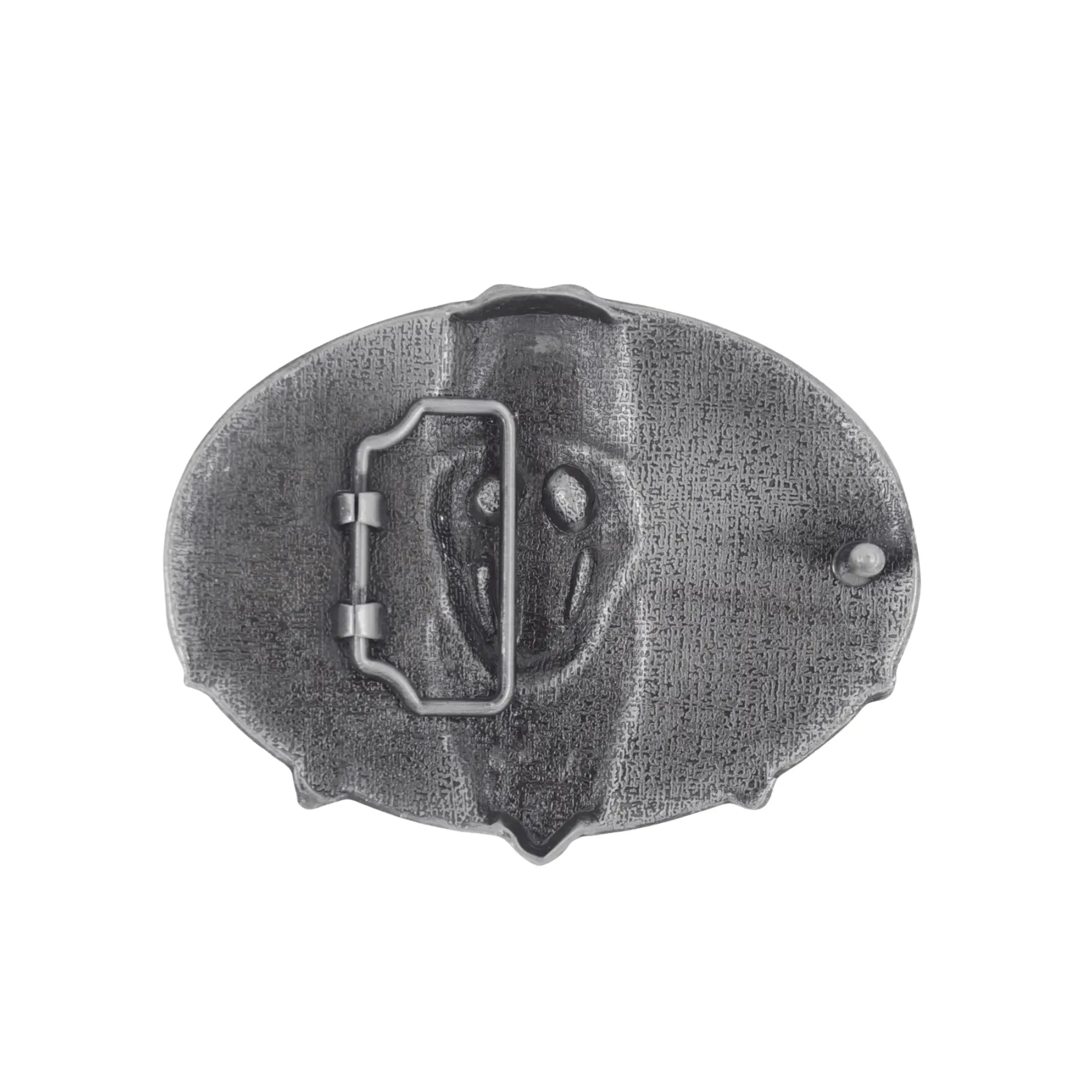 Cowboy Skull western buckle Rear