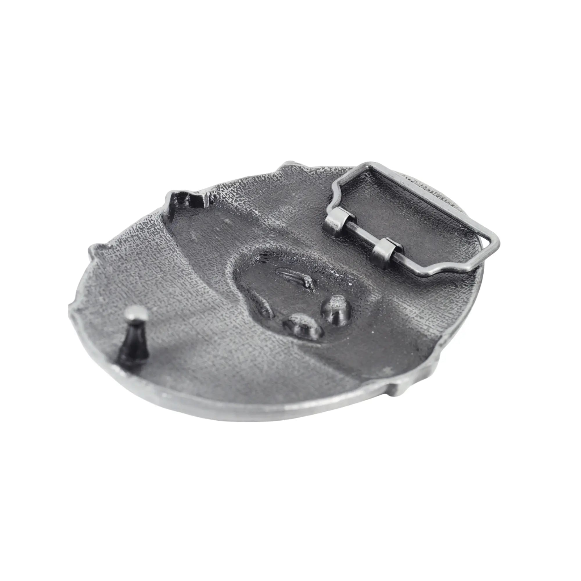 Cowboy Skull western buckle Rear Angle
