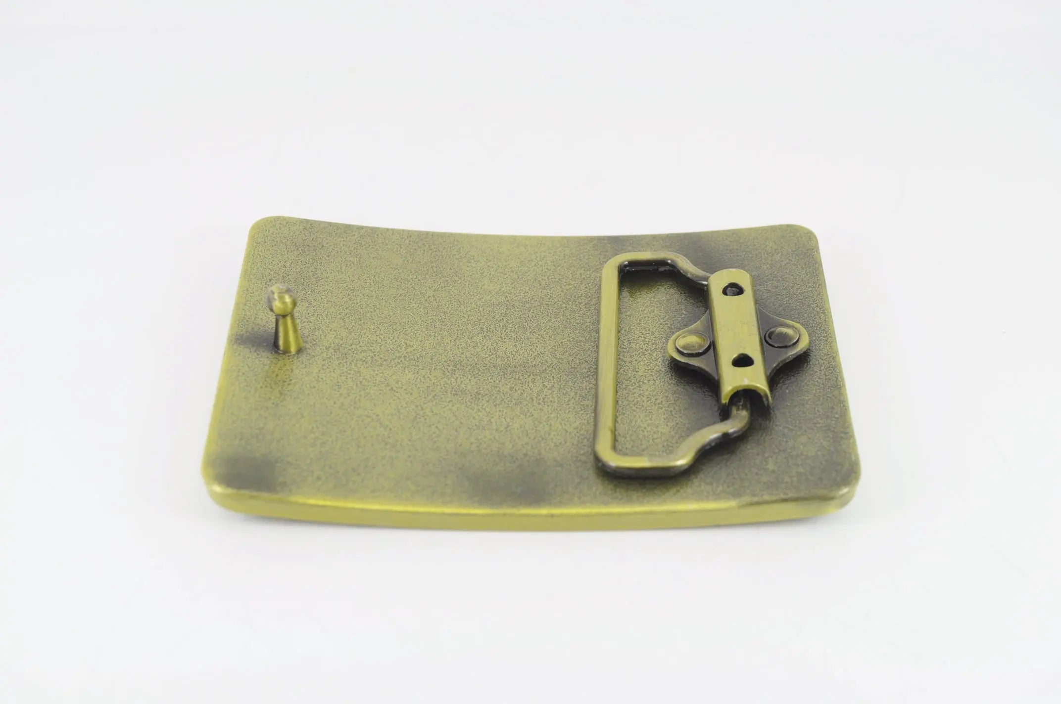 Blank Belt Buckle – Antique Silver or Brass - 90mm x 60mm - Fits 38mm 1.5" Belts Flash My Buckle