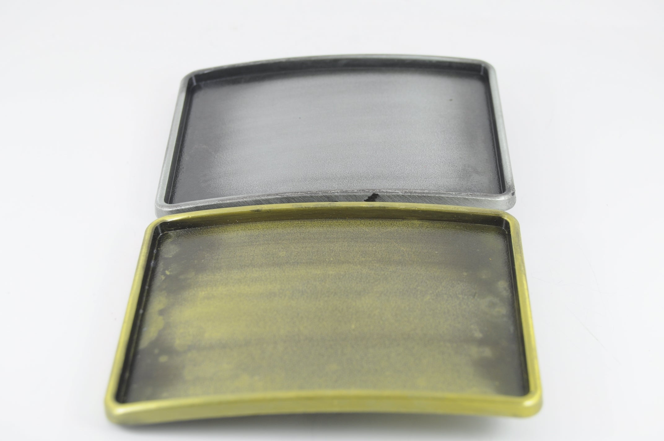 Blank Belt Buckle – Antique Silver or Brass - 90mm x 60mm - Fits 38mm 1.5" Belts