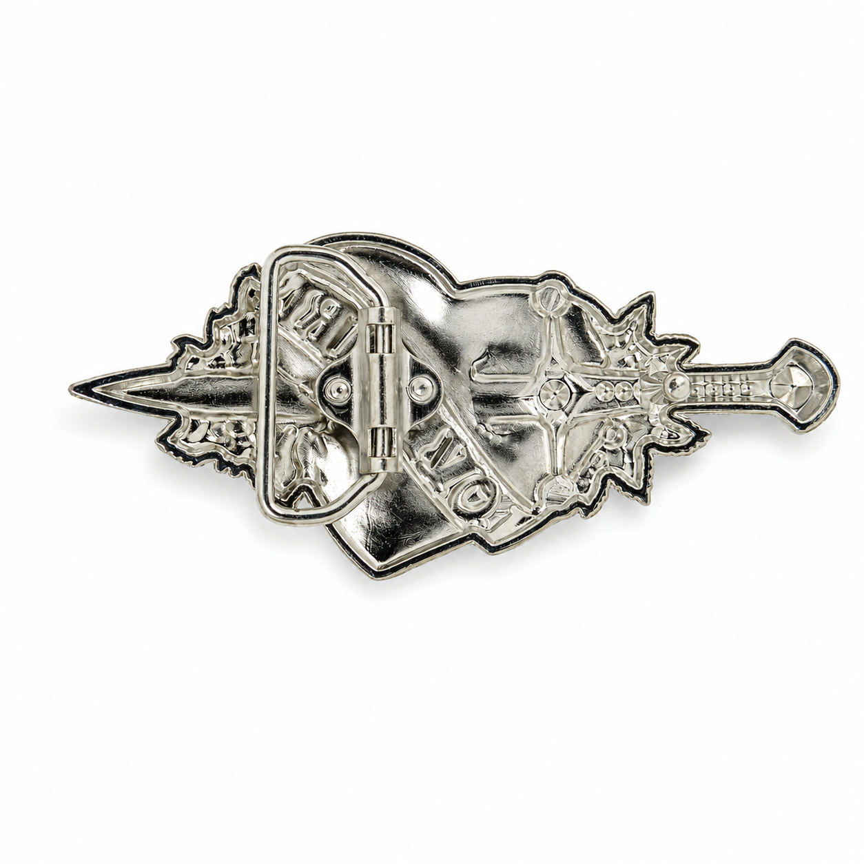 Love Hurts Heart Dagger Belt Buckle
