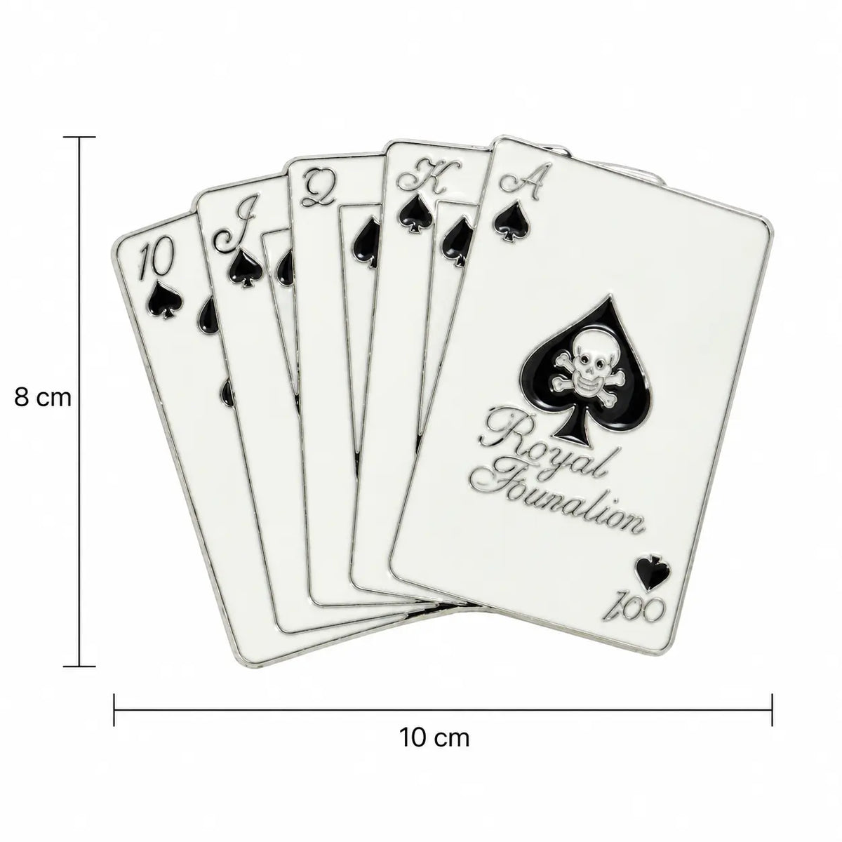 Royal Flush belt buckle size guide showing buckle dimensions