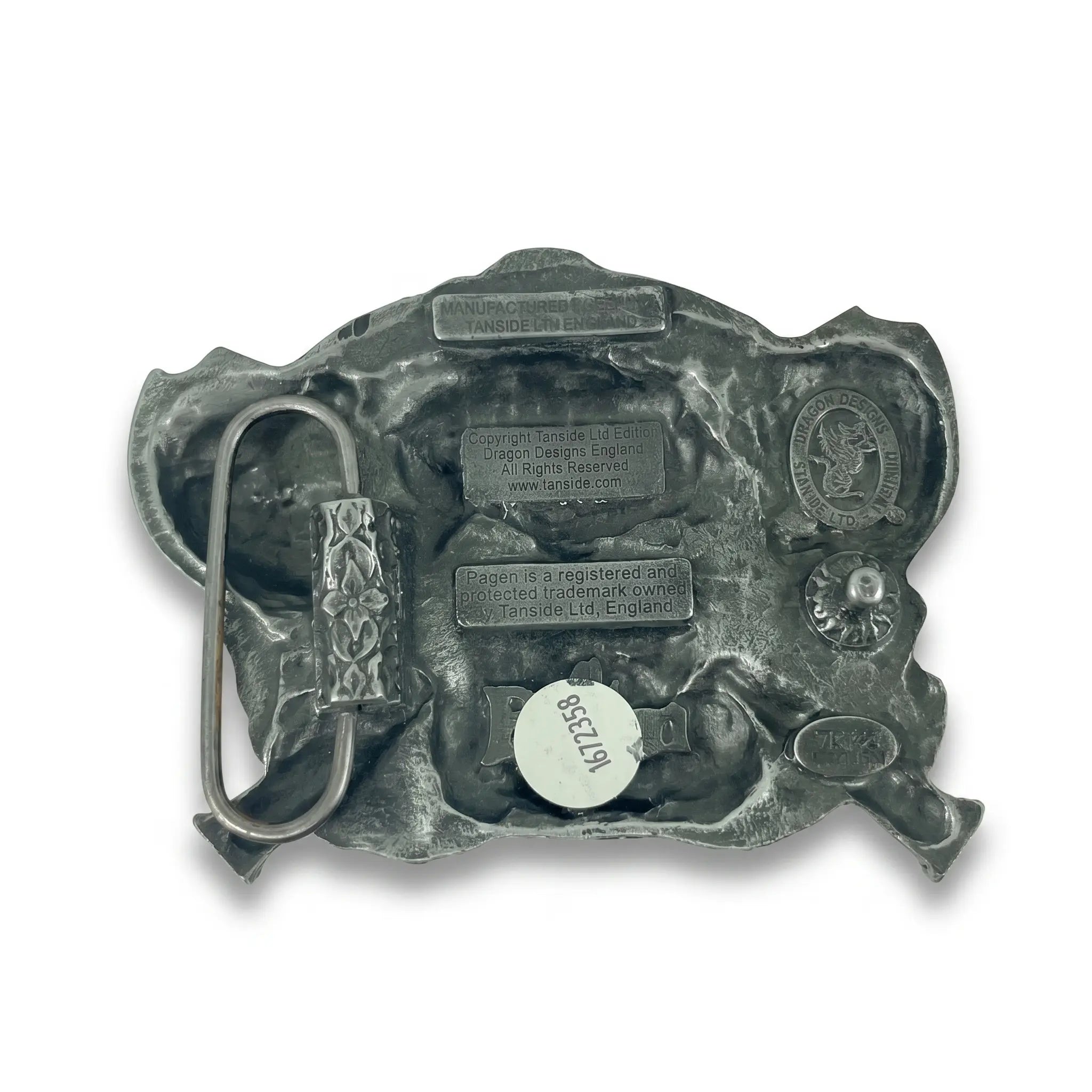 Rear Of Skull and crosses Belt Buckle