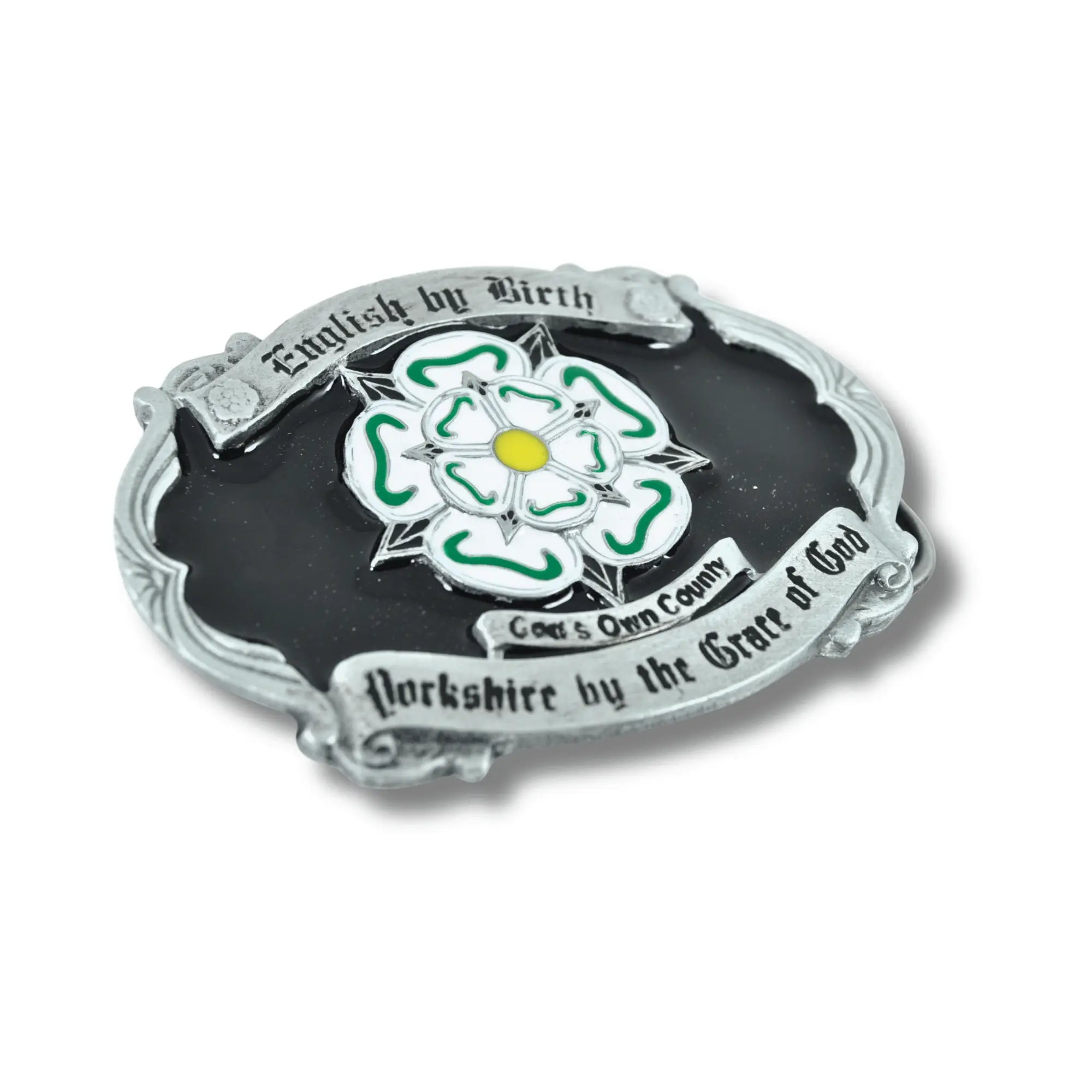 Yorkshire Rose Belt Buckle – “God’s Own Country” Design Flash My Buckle