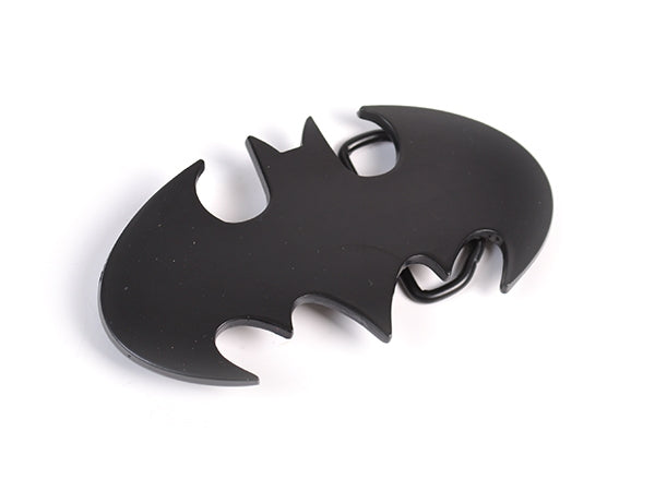 Batman '89 Belt Buckle – Black Enamel Finish – Superhero Emblem – Fits 1.5" Belts – Gift for Comic Fans and Collectors
