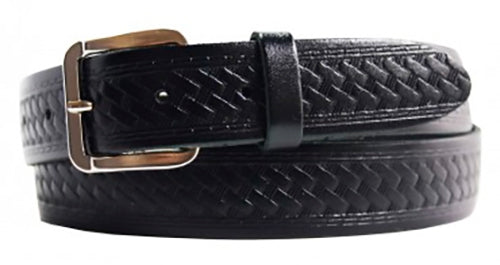 Unisex 30mm Genuine Embossed Leather Belt