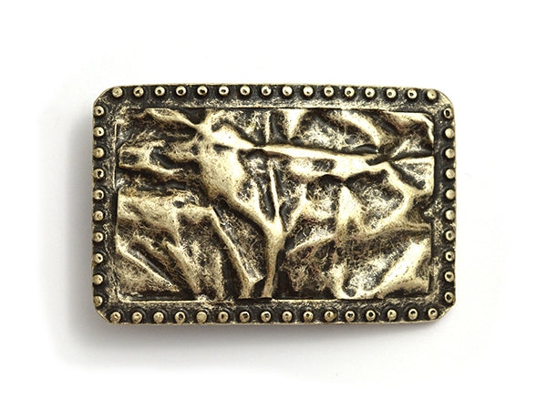 Arts & Crafts Belt Buckle – Bronze Pattern