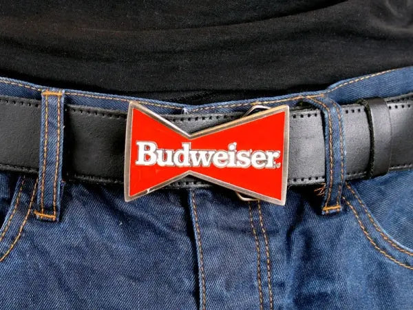 Budweiser Belt Buckle – Bowtie Logo Design