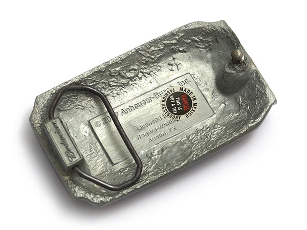 Budweiser Belt Buckle – Beer Can Design