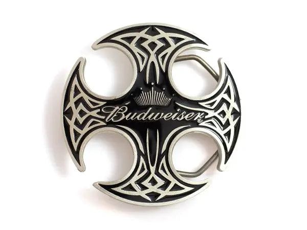 Budweiser Belt Buckle – Cross Logo Design