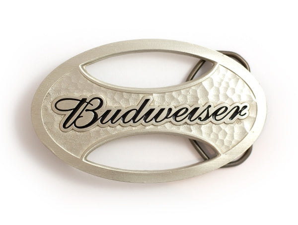 Budweiser Belt Buckle – Oval Logo Style