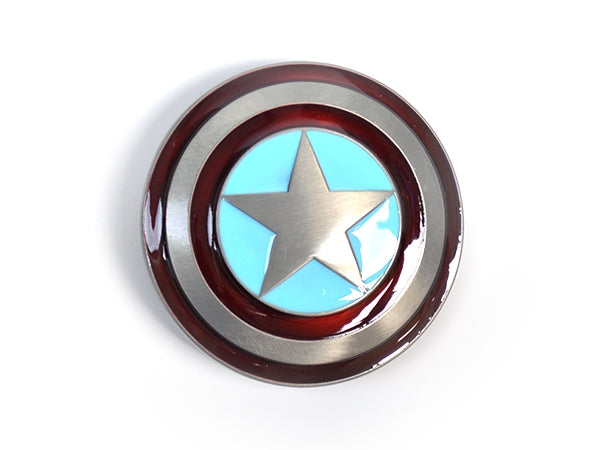 Captain America Belt Buckle – Star Shield Design