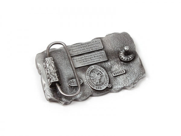 Celtic Belt Buckle – Twin Birds Design