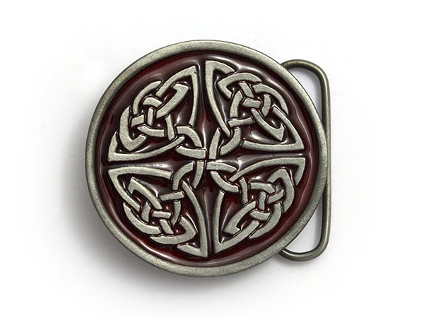 Celtic Interweave Shield Belt Buckle