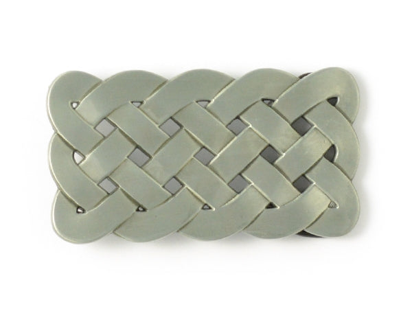 Celtic Weave Rectangle Belt Buckle