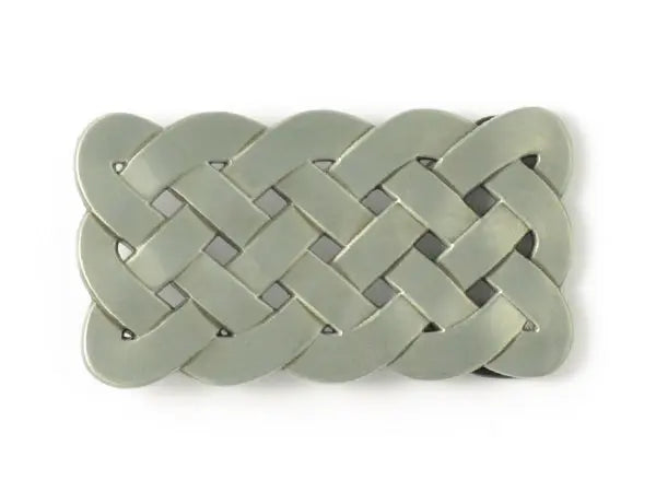 Celtic Weave Rectangle Belt Buckle
