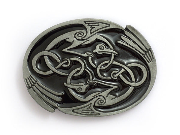 Celtic Intertwined Birds Belt Buckle