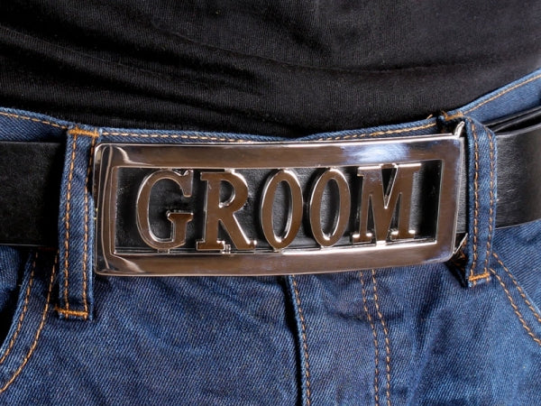 Personalised (Chrome) Belt Buckle