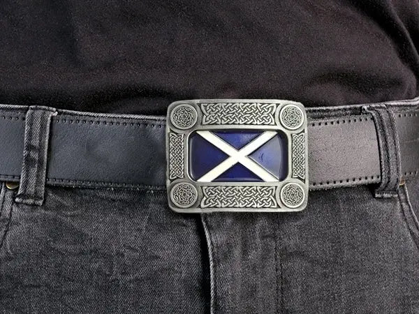 Scotland Flag Belt Buckle