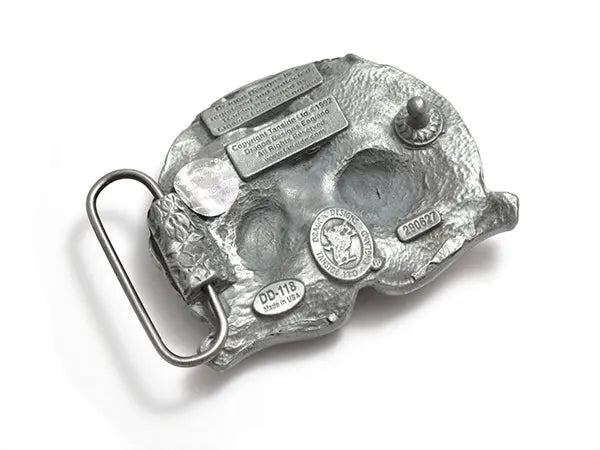See No Evil Speak No Evil Hear No Evil Skull Belt Buckle