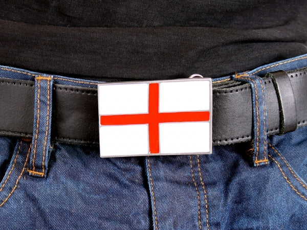 England Flag Belt Buckle