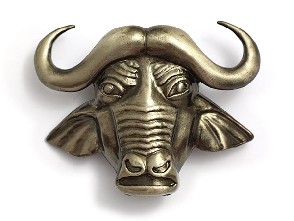 Buffalo Belt Buckle – Western Head Design