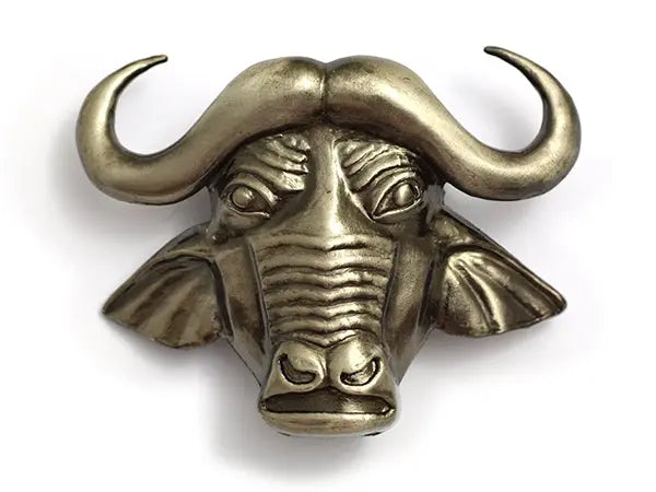 Buffalo Belt Buckle – Western Head Design