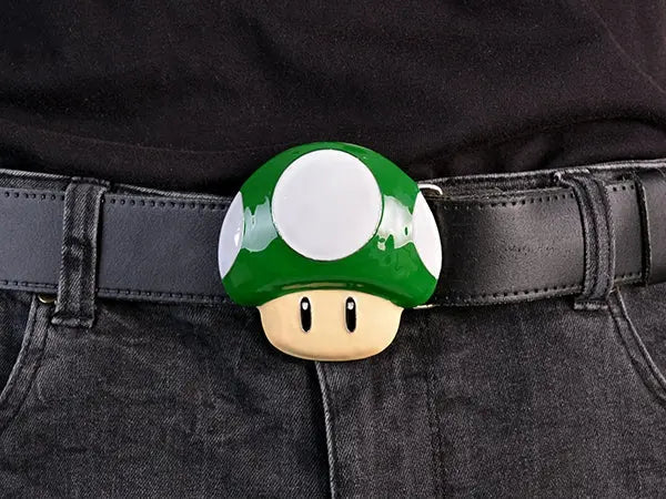 Super Mario 1UP Mushroom Belt Buckle
