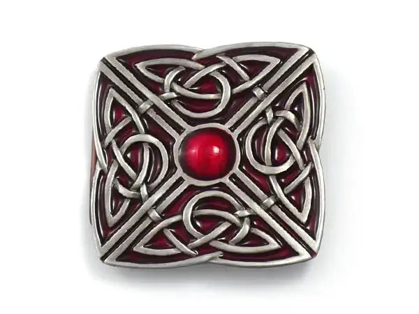 Rectangular Celtic Belt Buckle