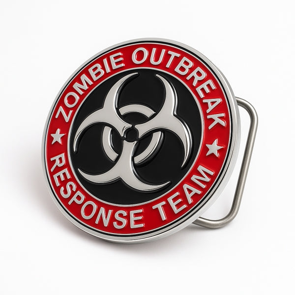 Zombie Outbreak Response Team Belt Buckle