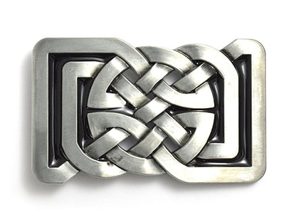 Rectangular Celtic Knot Belt Buckle