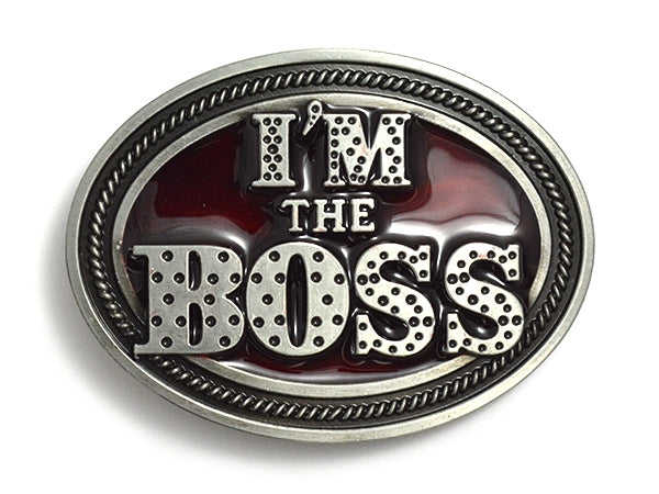 I'M THE BOSS Belt Buckle