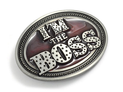 I'M THE BOSS Belt Buckle
