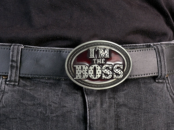 I'M THE BOSS Belt Buckle