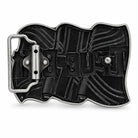 True Brit Union Jack belt buckle size guide