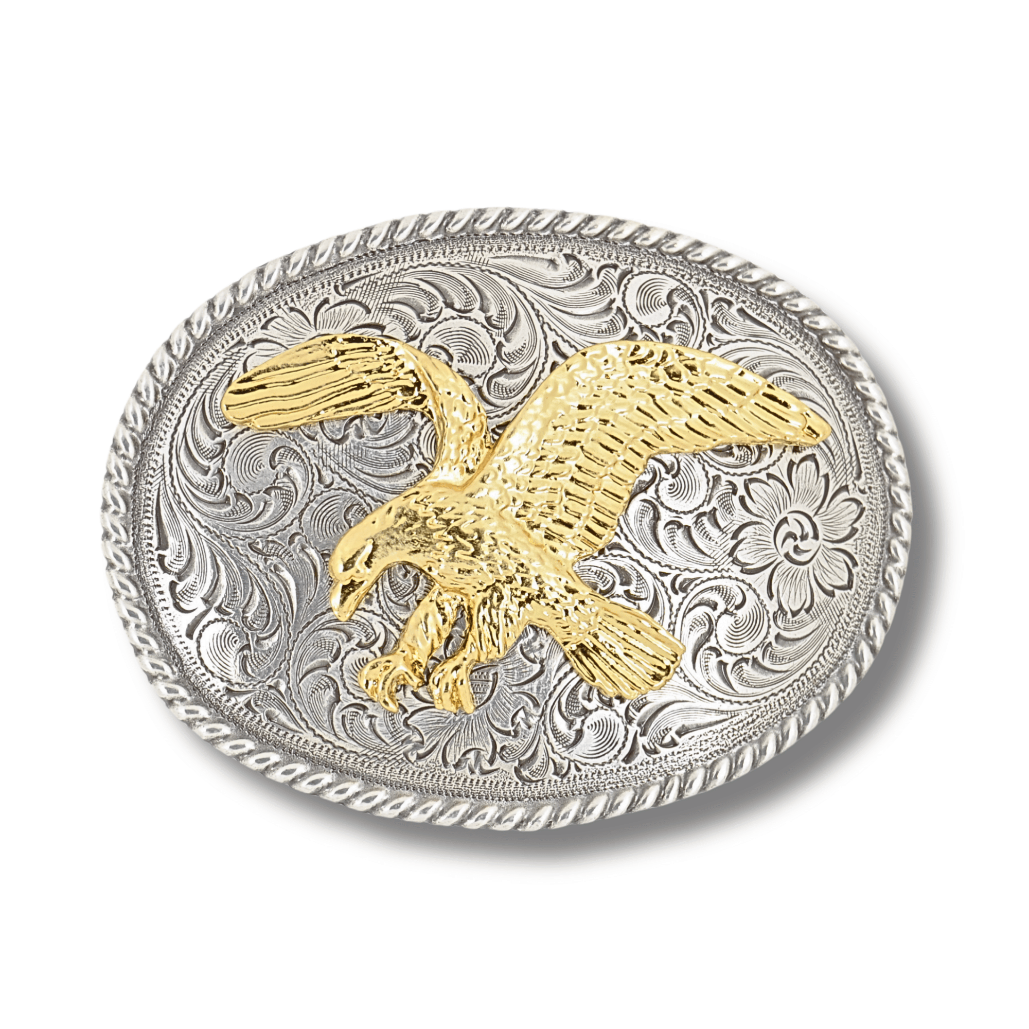 Gold Eagle Western Style Belt Buckle
