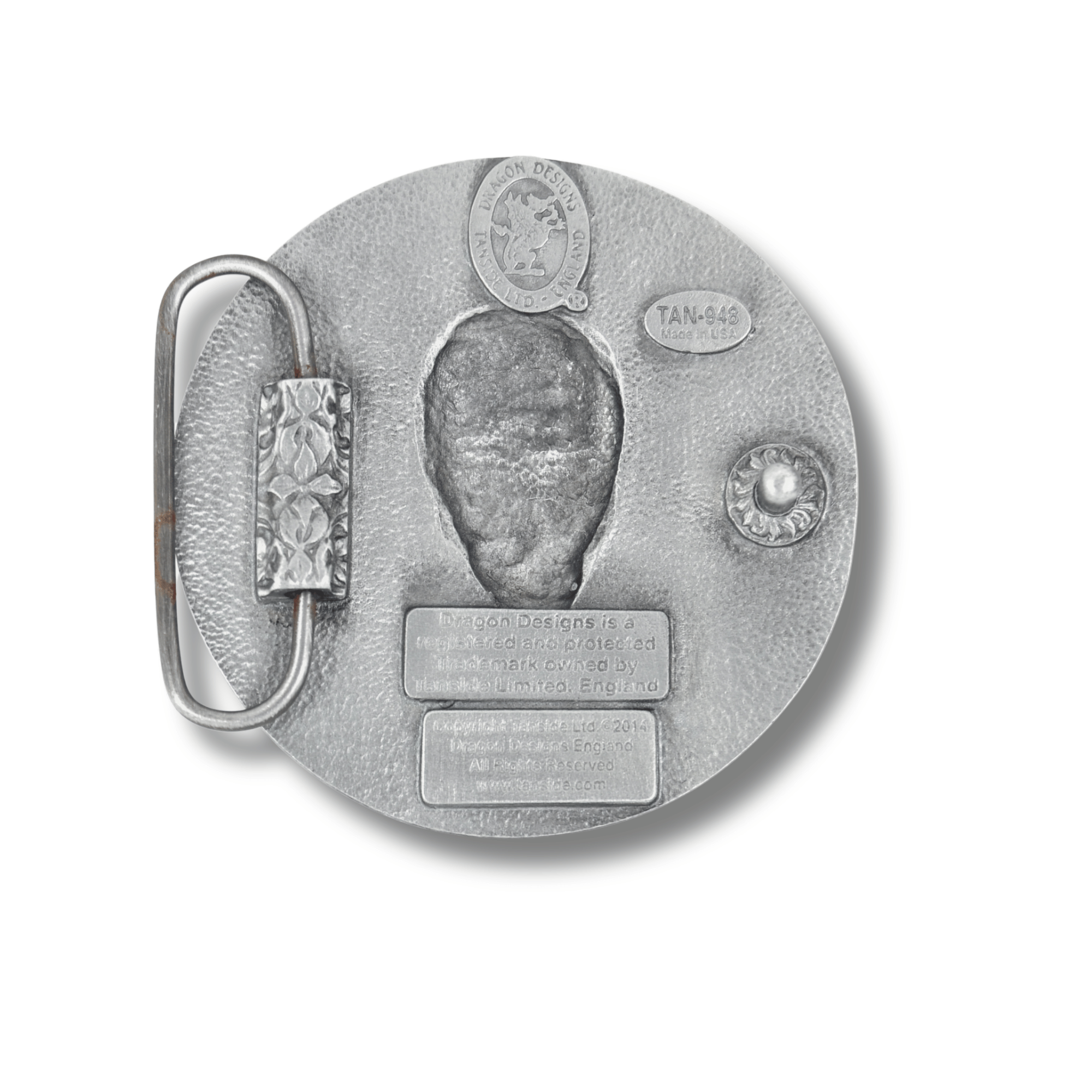 Skull Ace of Spades Belt Buckle