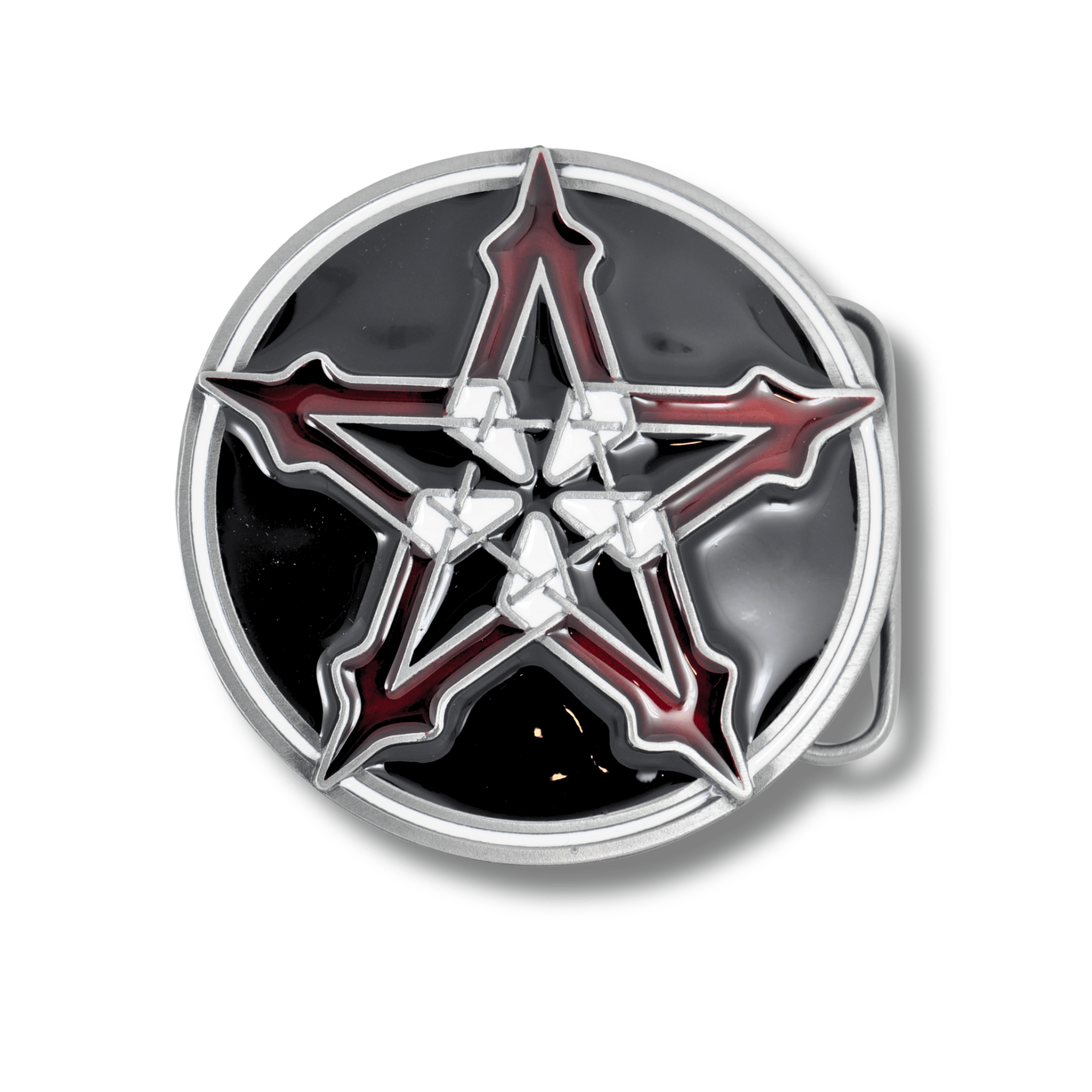 Pentagram Star Belt Buckle